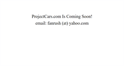 Desktop Screenshot of projectcars.com